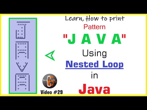 Designing Pattern Java using Nested Loop in Java