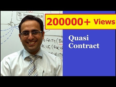 INTRODUCTION TO QUASI CONTRACT (Video-1) || Mercantile Law Lectures for CA,CS,CMA