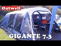 BARRACA Outwell GIGANTE 7.3 - Que LUXO, que estrutura !