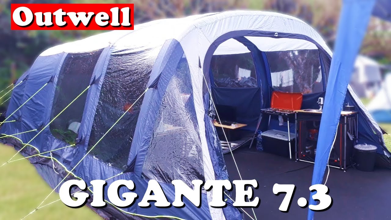 BARRACA Outwell GIGANTE 7.3 - Que LUXO, que estrutura !