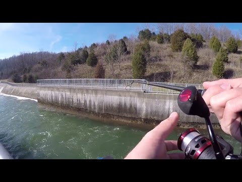 Extreme Fast Moving Water Fishing