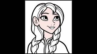 Coloring book frozen princess elsa | Frozen Coloring Pages