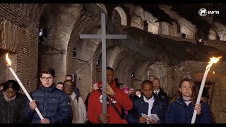 Celebración del Vía Crucis en el Coliseo Romano de Viernes Santo 2023