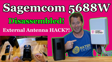 ✅ I Took It Apart! - T-Mobile 5G Home Internet - Sagemcom Fast 5688W Disassembly + External Antenna