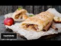 Настоящий Яблочный ШТРУДЕЛЬ / ВЫТЯЖНОЕ ТЕСТО | Strudel Classical Recipe  | DOUGH