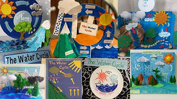 DIY Water Cycle project ideas for School/Water Cycle 3d model/Water Cycle Craft idea/Science project