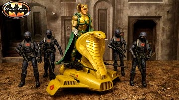 Hasbro G.I. Joe Classified Serpentor Deluxe With Air Chariot Action Figure Review & Comparison