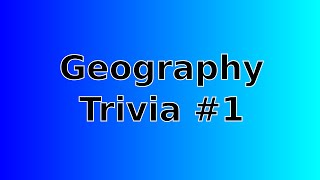 20 Questions Multiple Choice Geography Trivia #1 (with answers) screenshot 5