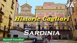 Historic Cagliari: Castello District with Cathedral, Sardinia Italy 4K screenshot 1