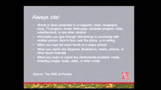 Avoiding Plagiarism With UNL Template 1