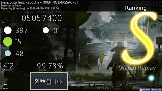 [osu! catch] t+pazolite feat. Kabocha - OPENING [MASSCARE] 99.78% S FC 495pp