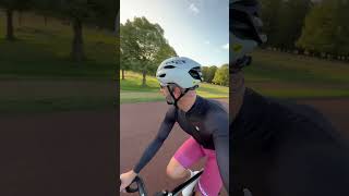 Back In Line With Mandatory White Helmet And Shoes