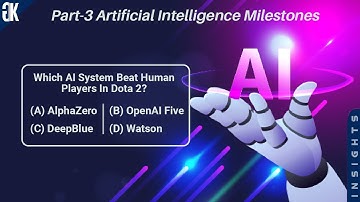 Artificial Intelligence Milestones Quiz | Part 3 | AI & ML | AI Quiz | ML Quiz | AI GK | GK Quiz
