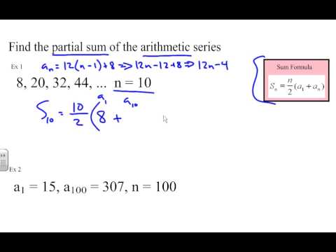 Arithmetic Sum Formula - YouTube