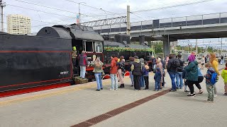 Воинский эшелон в Волгограде