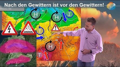 Nach den Gewittern ist vor den Gewittern! Unwettergefahr am Freitag! Aktuelles Wetter 17.-22.05.
