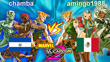 Marvel vs Capcom 2: New Age of Heroes - chamba vs amingo1988
