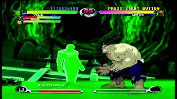 Marvel vs Capcom 2 - Hulk Akuma Ryu Expert Difficulty Playthrough 2/2