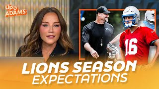 Kay Adams Looks Into the Lions Den as Jared Goff & HC Dan Campbell Lead the Opening of Minicamp