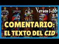 CID: COMENTARIO sobre la LENGUA del texto 🏰 versos 1-55