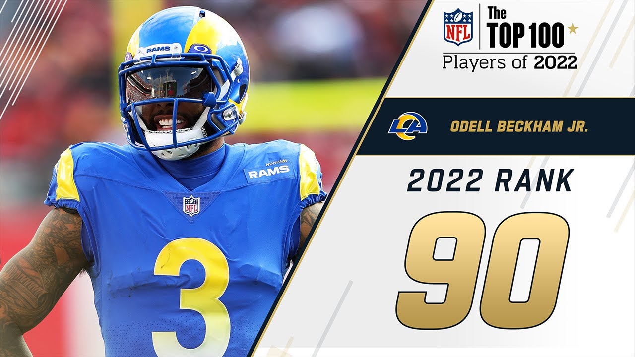 90 Odell Beckham Jr. (WR, Rams)  Top 100 Players in 2022 