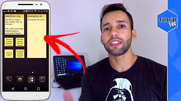 Onde anotar recados no celular?