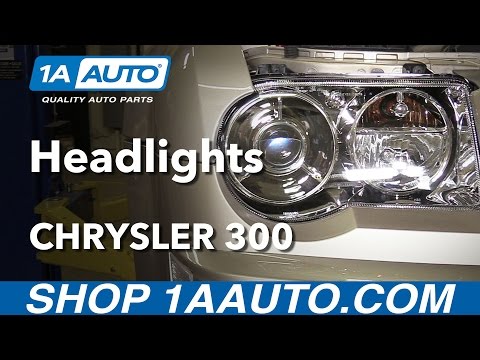 How to Install Replace Headlights 2005-09 Chrysler 300