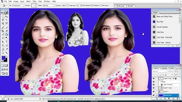 Divided an image into three parts and Changed the background color