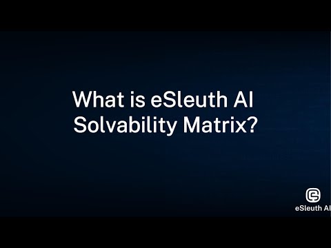 eSleuth AI Solvability Matrix