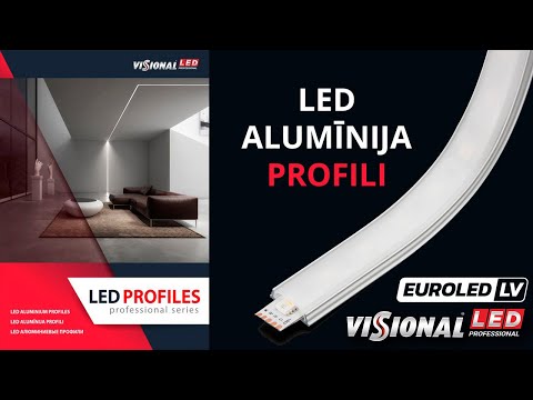 Video: Alumīnija profili LED sloksnēm: lietojuma iespējas