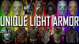 Skyrim - All Unique Light Armor Pieces & Sets