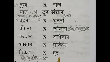 Prathmic lesson | भाग-3 गद्य | 9.दूर संचार excercise explaination | part 2 | roman 1,2,3
