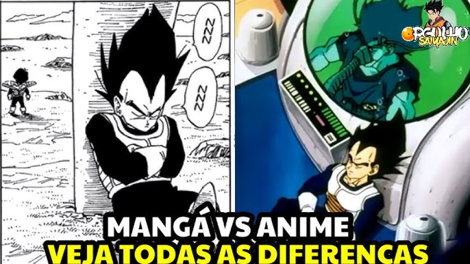 DRAGON BALL Z SAGA FREEZA ANIME VS MANGÁ (PARTE 2) 