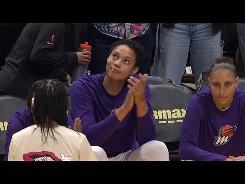 Brittney Griner receives standing ovation in first game back since Russian detainment | WNBA on ESPN