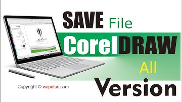 Corel Draw Tutorials - Cara Menyimpan File Format Untuk Semua Versi Corel Draw