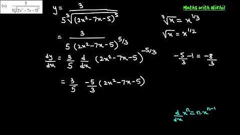 Differentiation | Ex 1.1 | Q.1 Part 2 | Class 12 Maths-2 | Maths with Nikhil