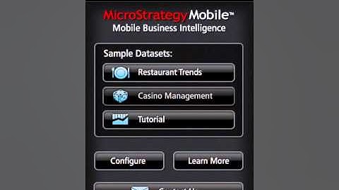 MicroStrategy Mobile
