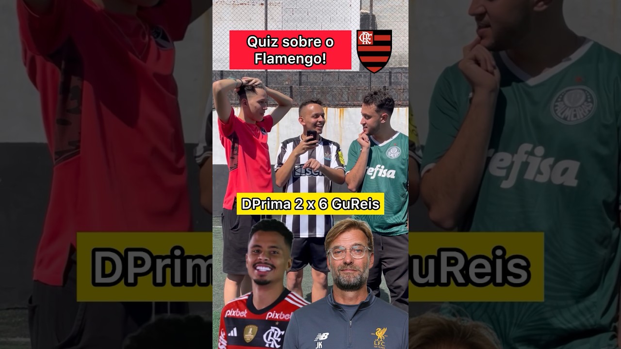 Quiz sobre o Flamengo! #futebol #flamengo #mengão #brasileirão