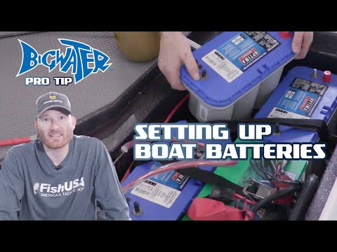 How To Set Up Boat Batteries - Multiple Marine Battery Installation
