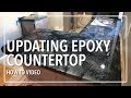 Updating A Metallic Epoxy Countertop | How To Re-Coat | 4 Years Later