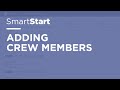 Smartstart  adding crew members