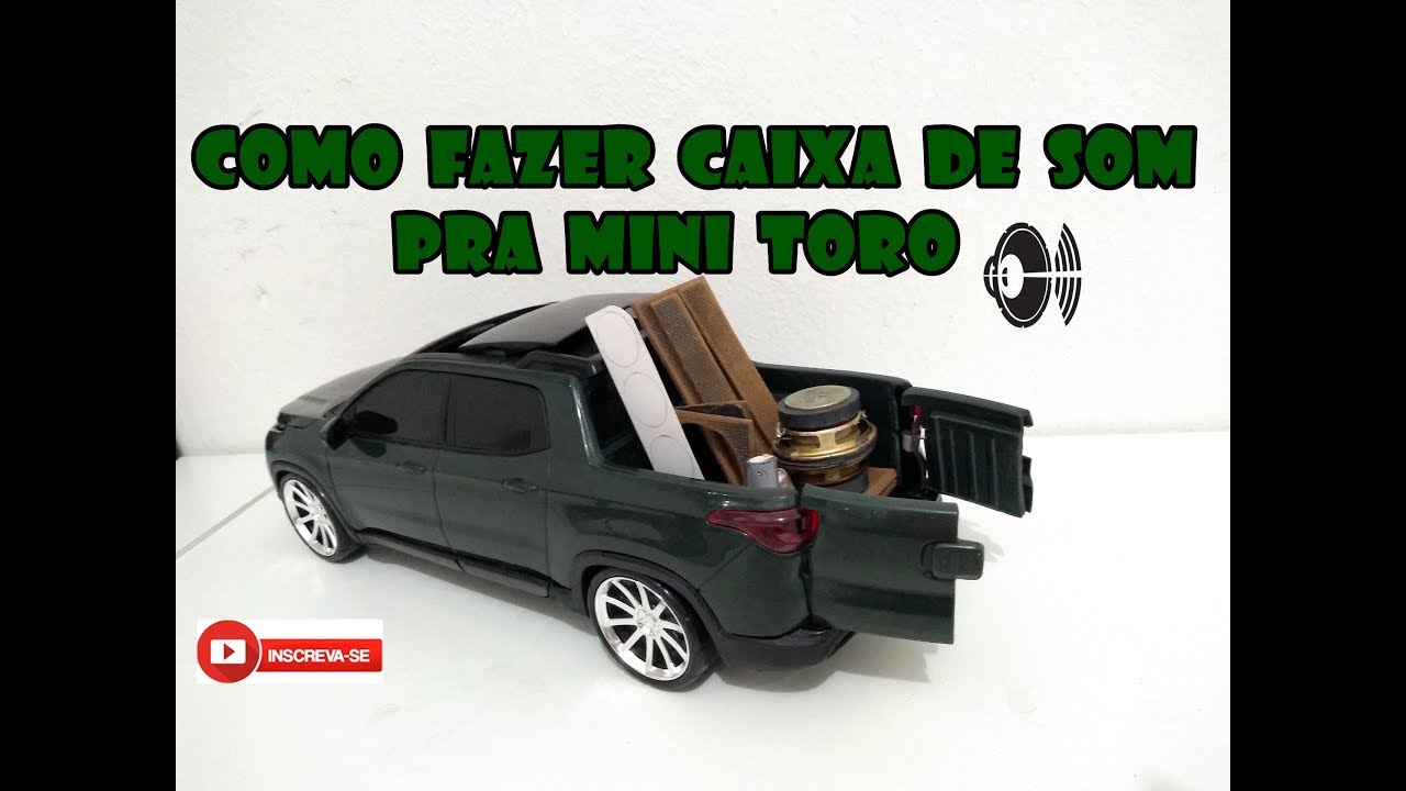 COMO MONTAR SOM AUTOMOTIVO NA SUA MINIATURA FIAT TORO 