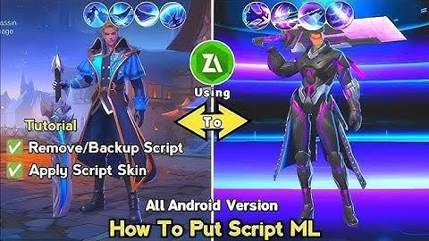 HOW TO SCRIPT SKIN IN MOBILE LEGENDS