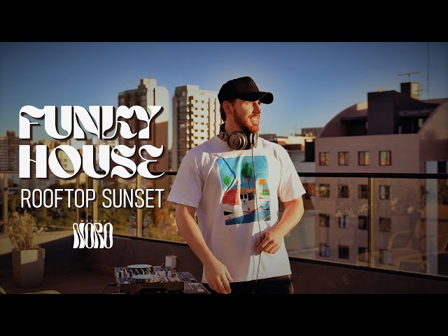 Funky House & Nu Disco Mix #5 - Rooftop Sunset by Matt Noro class=