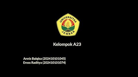 Algoritma dan Pemrograman 2 A   |Kelompok A23|