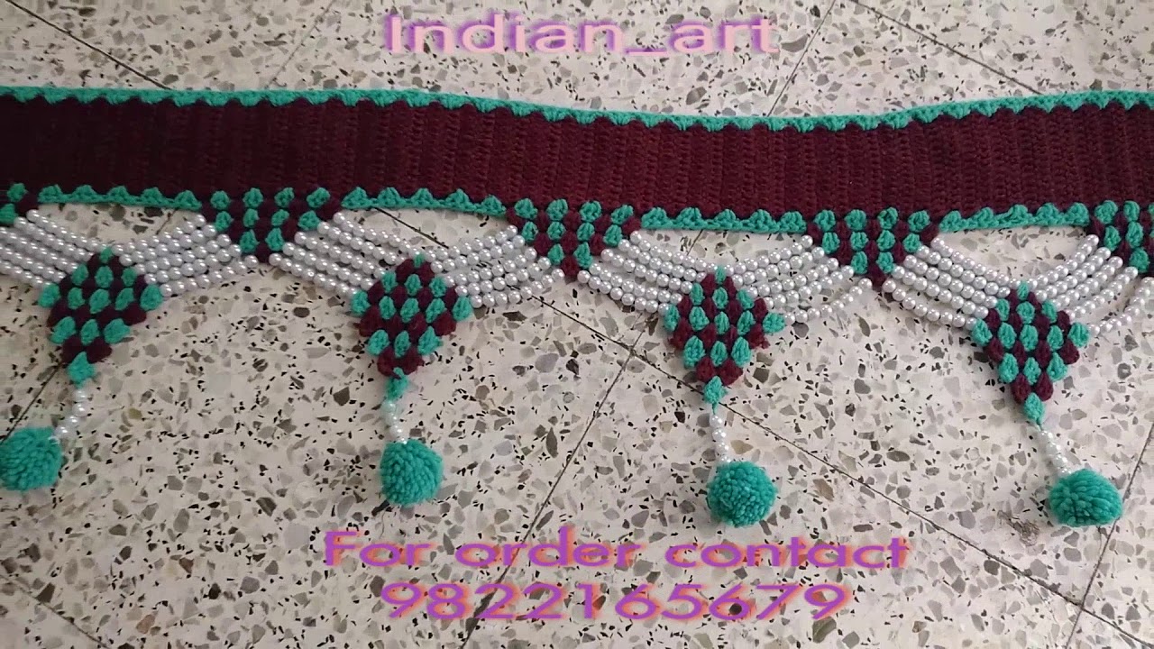 Woolen door hanging design YouTube