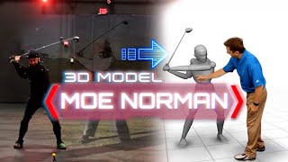 3D Model Moe Norman—Motion Capture Shows Consistency of the Single Plane Golf Swing screenshot 5