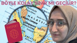 Si̇ngapurdan Malezyaya Lüks Otobüsle Geçti̇k İlk Defa Bir Sınırdan Sorunsuz Geçtik