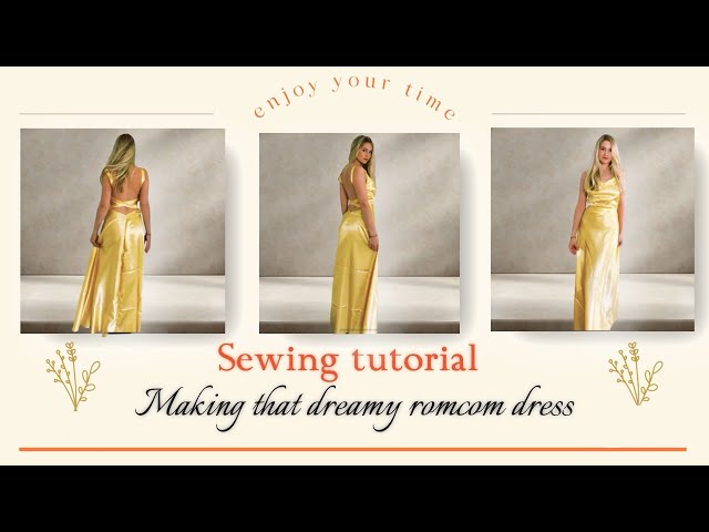 Sew the ICONIC how to lose a guy in 10 days dress! - YouTube