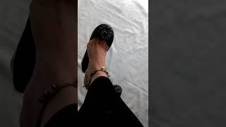 Dangling Rhinestones Jelly Ballerinas Flats